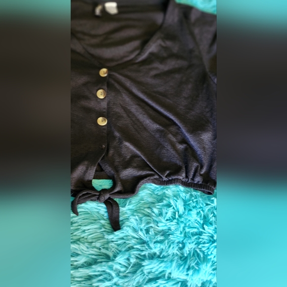 H&M Tie-Front Gauze Blouse - Picture 5 of 6